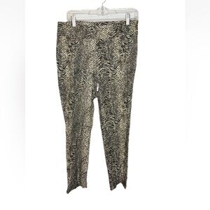 Peck&peck Woman’s Stretchy Multicolor Pants Size 12